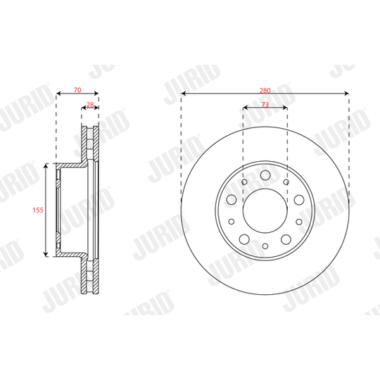 563716JC - Brake Disc 