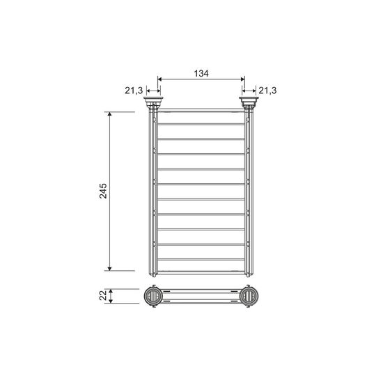 811628 - Heat Exchanger, interior heating 