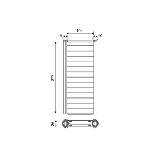 811585 - Heat Exchanger, interior heating 