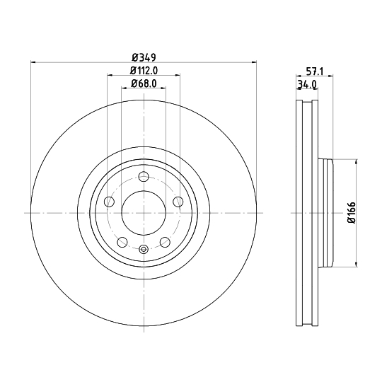 MDC2785C - Bromsskiva 