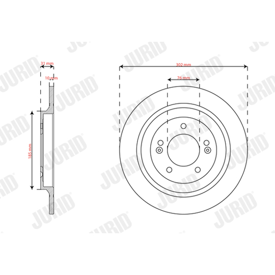 563300JC - Brake Disc 