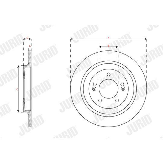 563300JC - Brake Disc 