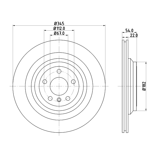 MDC2781C - Brake Disc 