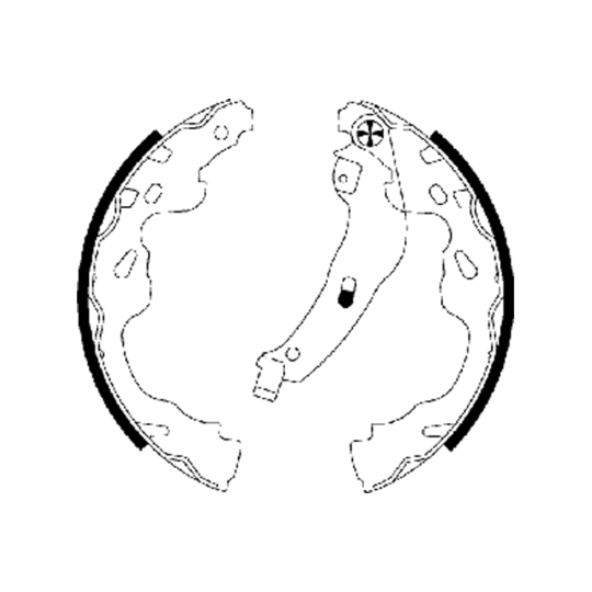 MFR553 - Brake Shoe Set 