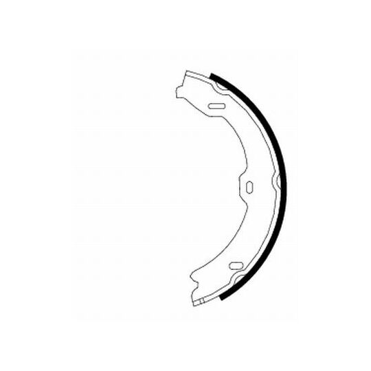 MFR619 - Brake Shoe Set, parking brake 