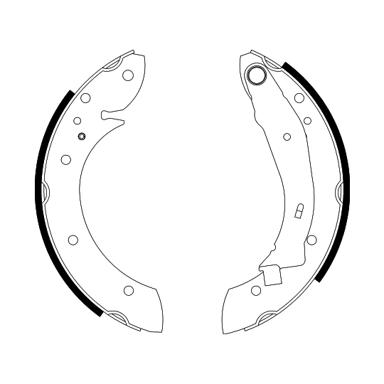 MFR409 - Brake Shoe Set 