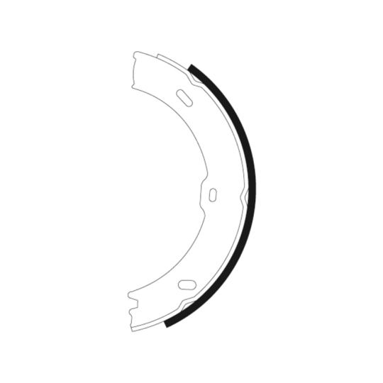 MFR585 - Brake Shoe Set, parking brake 