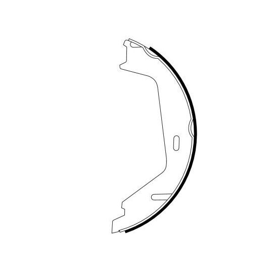 MFR477 - Brake Shoe Set, parking brake 