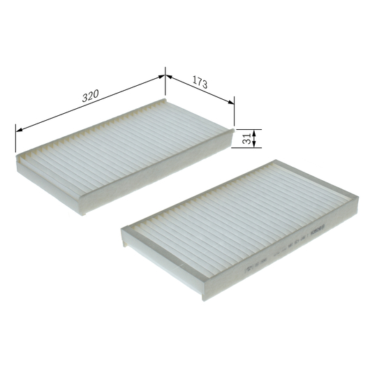 1 987 435 184 - Filter, interior air 