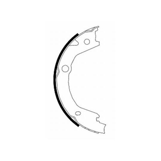 MFR623 - Brake Shoe Set, parking brake 