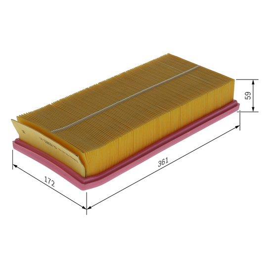 F 026 400 739 - Air filter 