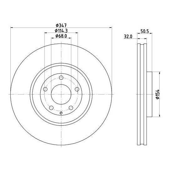 MDC3202C - Brake Disc 