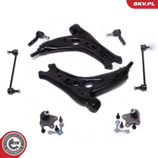 04SKV740 - Control/Trailing Arm Kit, wheel suspension 