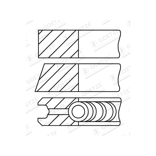 08-961000-10 - Piston Ring Kit 