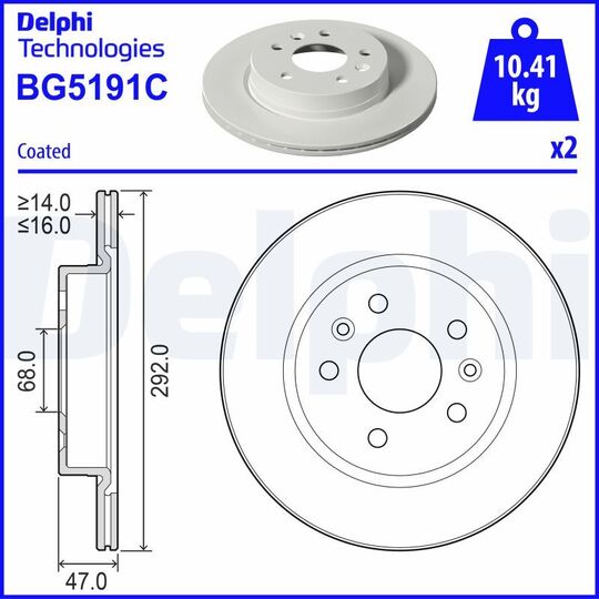 BG5191C - Jarrulevy 