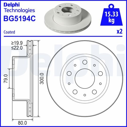 BG5194C - Brake Disc 