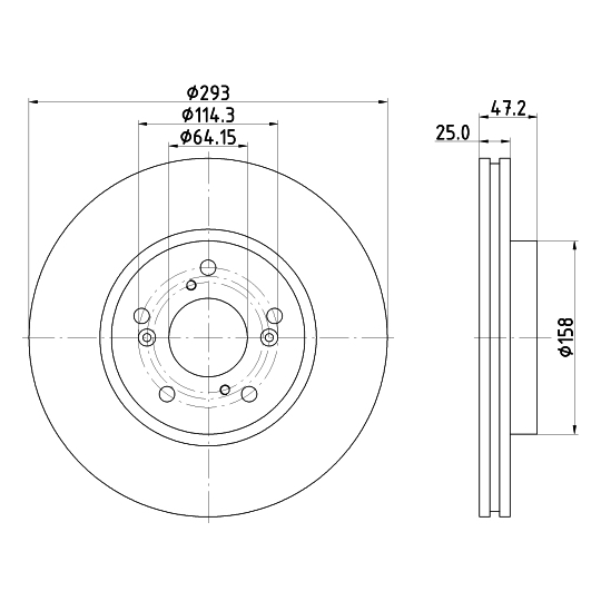 MDC3070C - Brake Disc 