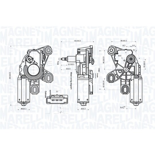 064071800010 - Wiper Motor 