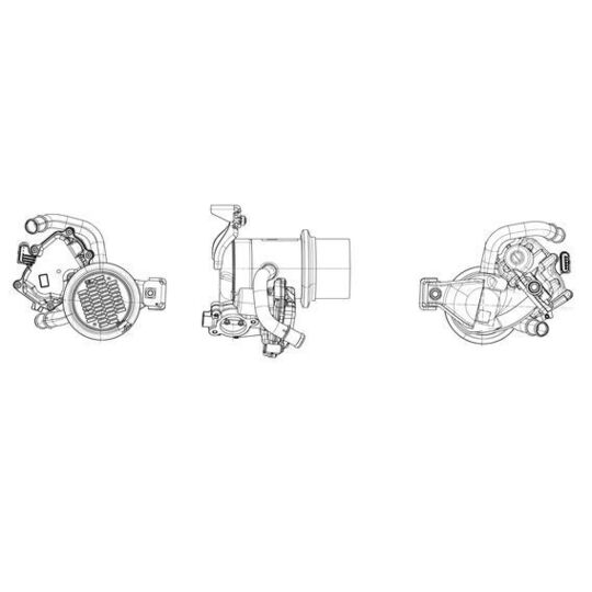 CE 54 000P - Cooler, exhaust gas recirculation 