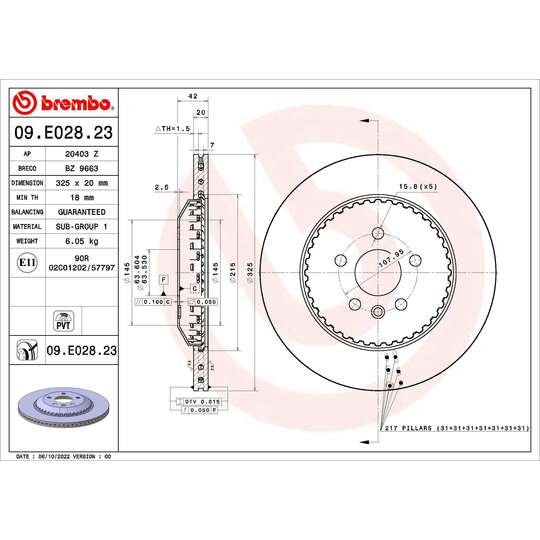 09.E028.23 - Brake Disc 