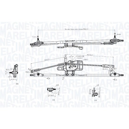 085570716010 - Wiper Linkage 