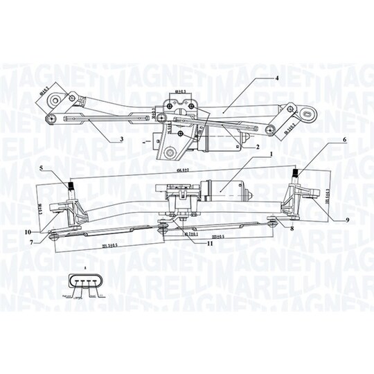 064351735010 - Window Wiper System 