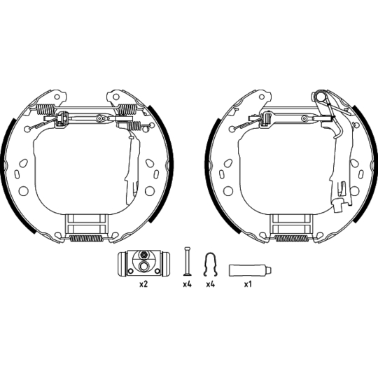 84067600 - Brake Shoe Set 