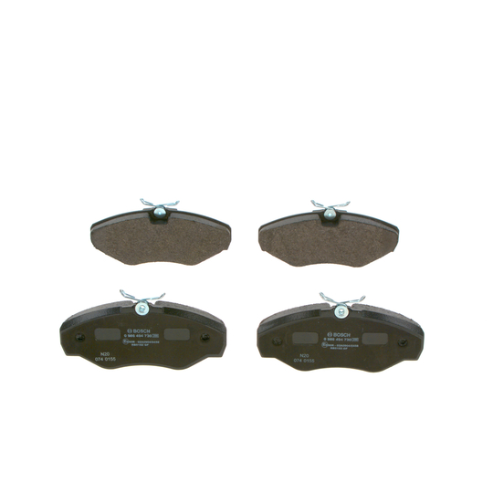 0 986 494 730 - Brake Pad Set, disc brake 