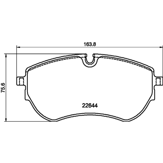 2264403 - Brake Pad Set, disc brake 