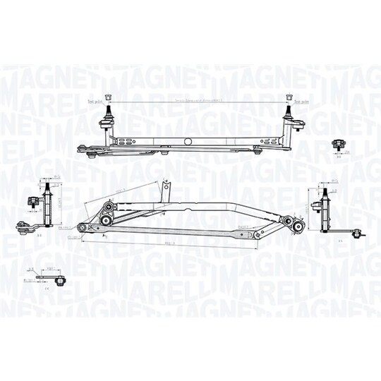 085570741010 - Wiper Linkage 