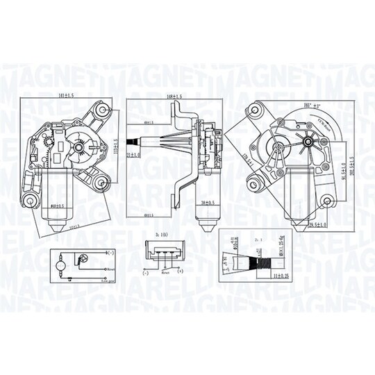 064070900010 - Wiper Motor 