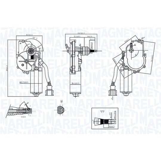 064072200010 - Wiper Motor 