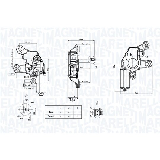 064070200010 - Wiper Motor 