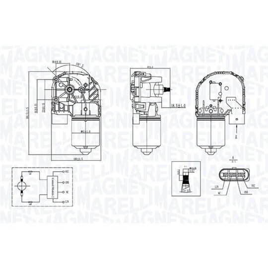 064377700010 - Wiper Motor 