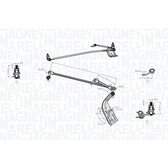 085570708010 - Wiper Linkage 