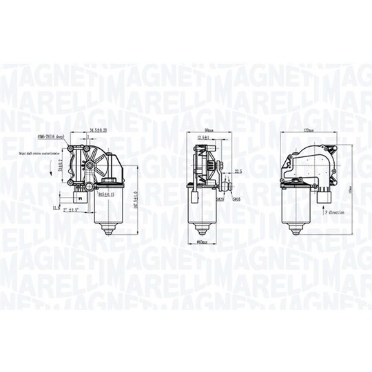 064373010010 - Wiper Motor 