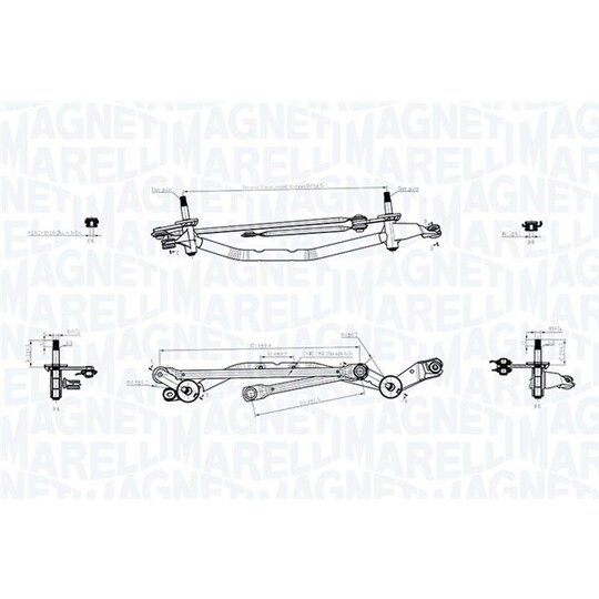 085570739010 - Wiper Linkage 