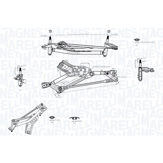 085570709010 - Wiper Linkage 