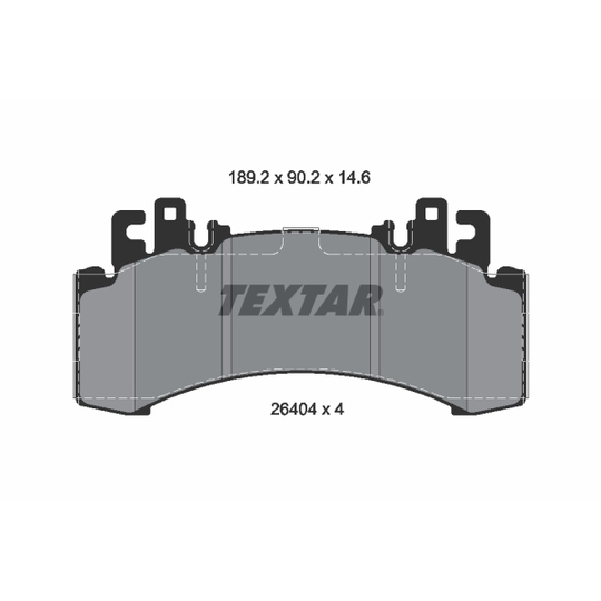 2640401 - Brake Pad Set, disc brake 