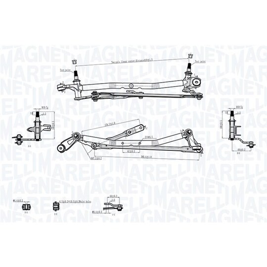 085570736010 - Wiper Linkage 