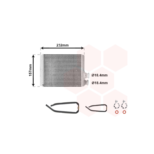 09006286 - Heat Exchanger, interior heating 