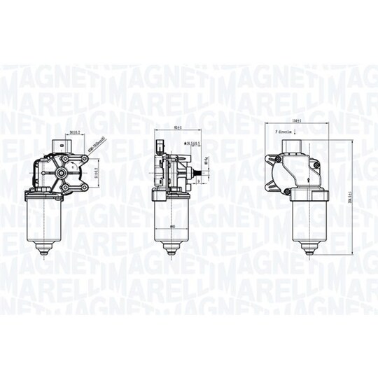 064372300010 - Wiper Motor 