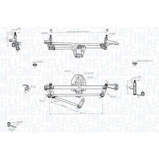 085570707010 - Wiper Linkage 