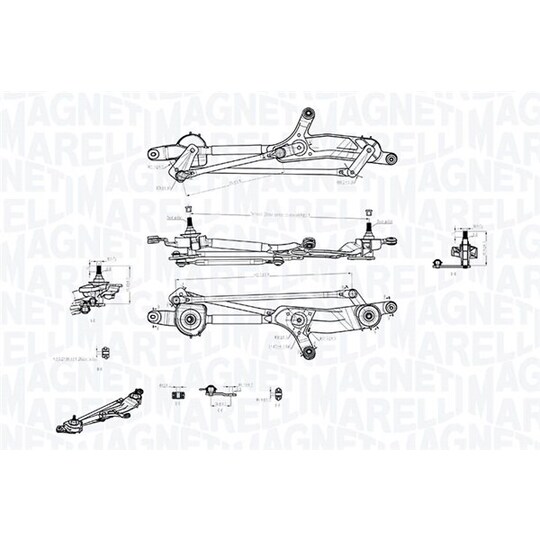 085570711010 - Wiper Linkage 