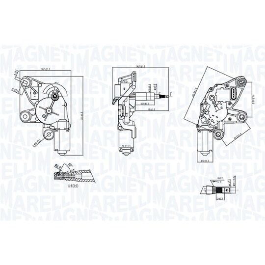 064371100010 - Wiper Motor 