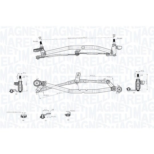 085570731010 - Wiper Linkage 