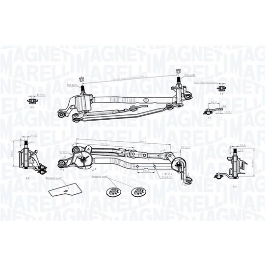 085570714010 - Wiper Linkage 