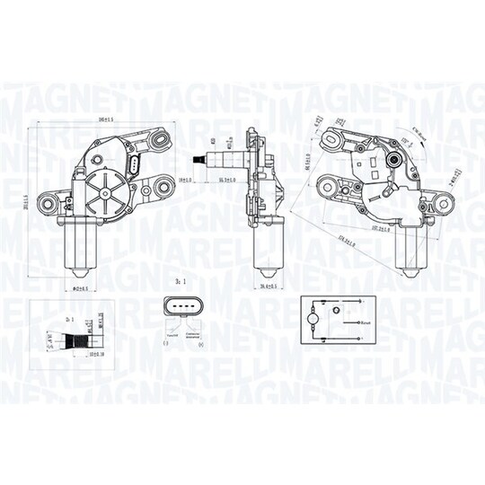 064070400010 - Wiper Motor 