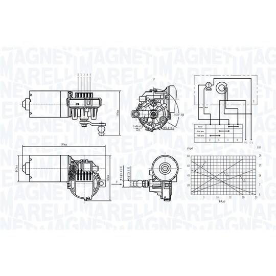 064370700010 - Wiper Motor 