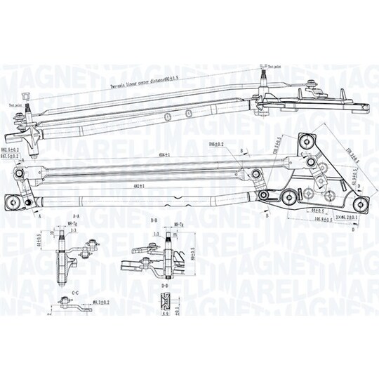 085570738010 - Wiper Linkage 